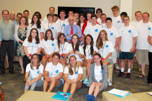 Seven of these teens were nominated and attended from the Greater NY State Chapter including Lewis, Ryan and Andrew from the Buffalo area