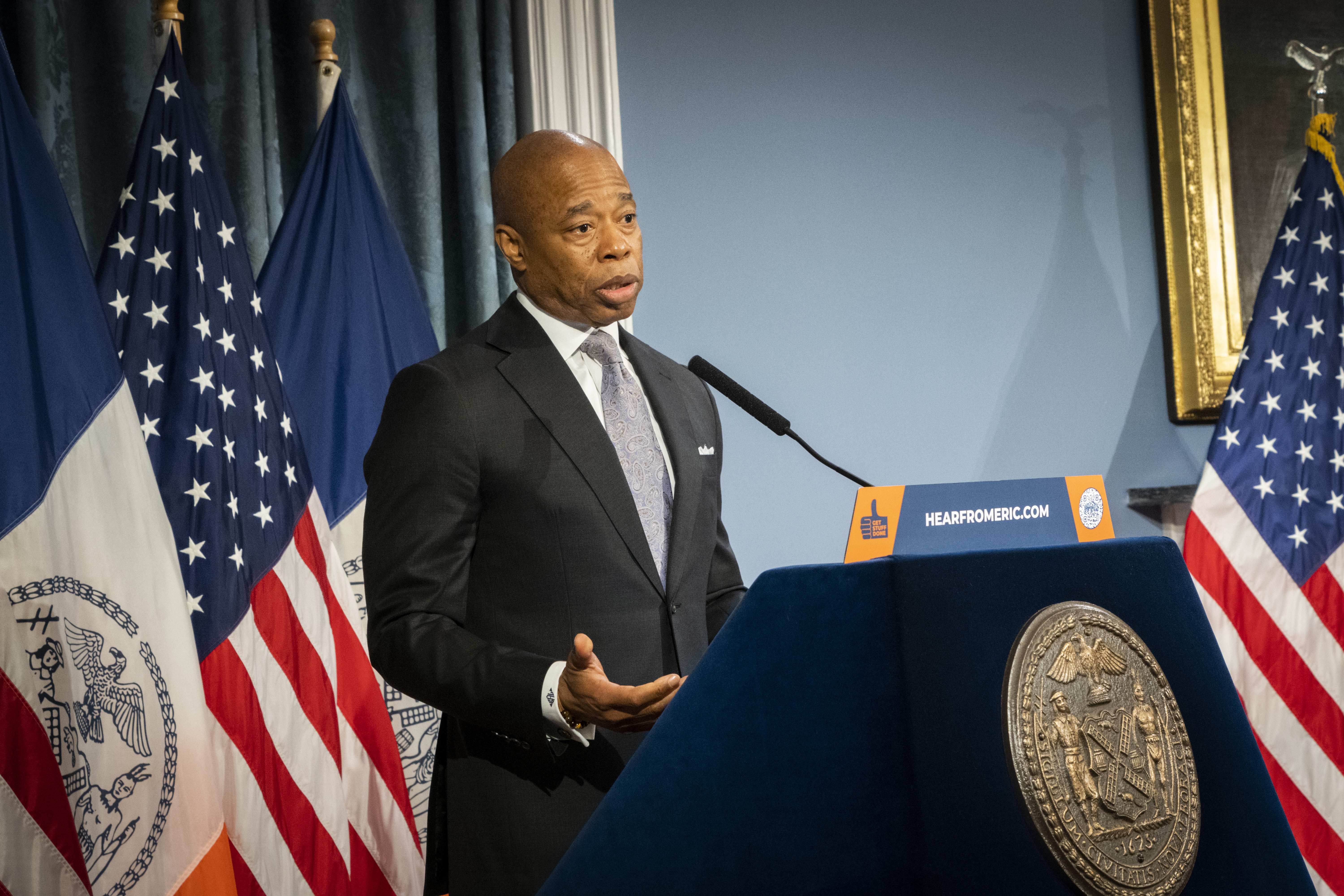 Mayor Eric Adams announced today that his administration is planning to descend on unlicensed weed shops.