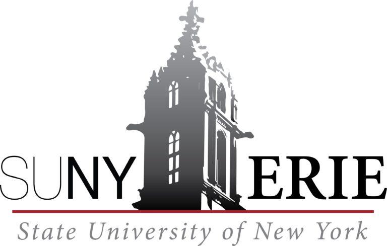 SUNY Erie logo showing a building silhouette with the words SUNY ERIE and State University of New York.