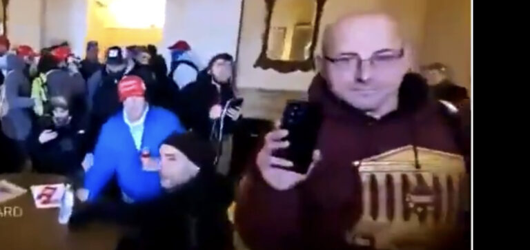 Harding Caught in a Lie as Camera’s Place Him inside Capitol Building