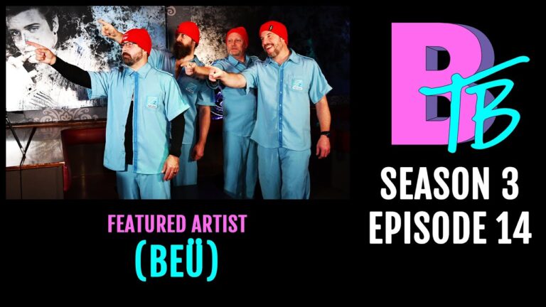 Promotional graphic shows performers in blue scrubs and a red cap next to “SEASON 3 EPISODE 14”.