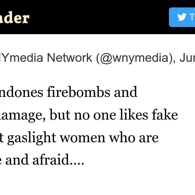 Close-up of a social media post showing “WNYmedia Network (@wnymedia)” and text.