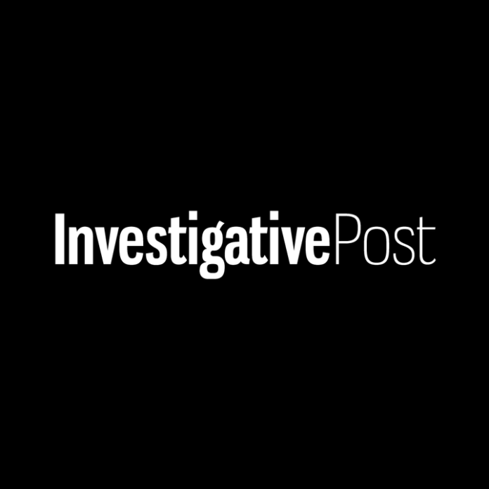InvestigativePost written in white text on a black background