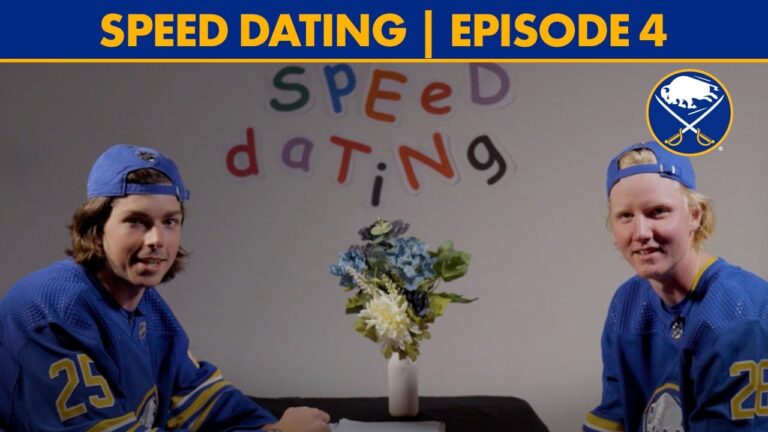 “Get Your Own Dessert” | Buffalo Sabres Defensemen Rasmus Dahlin And Owen Power Go Speed Dating