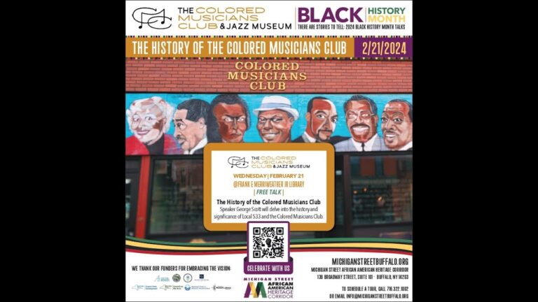 The History of the Colored Musicians Club & Museum | Wednesday, February 21, 2024