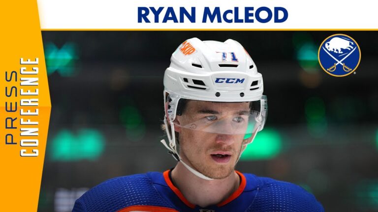 “I’m Super Excited, It Will Be A Lot of Fun” | Ryan McLeod After Being Traded to Buffalo