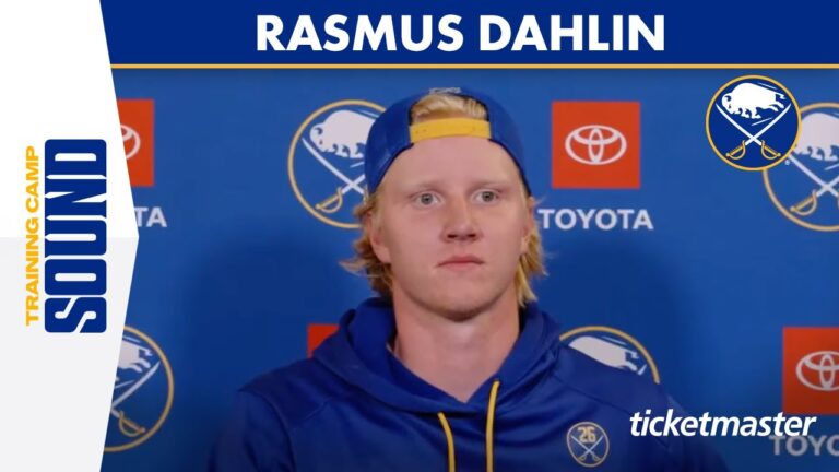 Rasmus Dahlin Returns To Practice Ahead Of Buffalo Sabres Trip To Europe For NHL Global Series