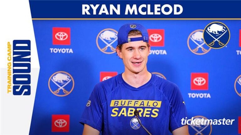 “Young Group, A Lot Of Energy” | Ryan McLeod Excited About New Teammates | Buffalo Sabres