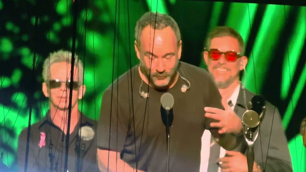 Dave Matthews Band acceptance speech, Rock and Roll Hall of Fame Induction Ceremony 10/19/2024
