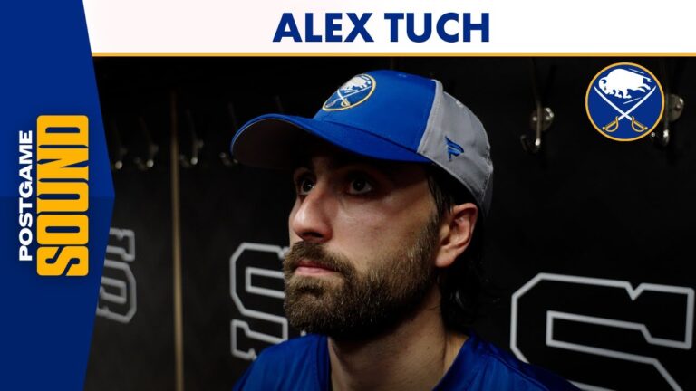 “Find It, Fix It” | Buffalo Sabres Forward Alex Tuch After Team’s 3-1 Loss To New Jersey Devils