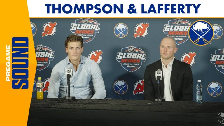 “The Little Things Add Up” | Tage Thompson & Sam Lafferty Ahead Of Buffalo Sabres Season Opener
