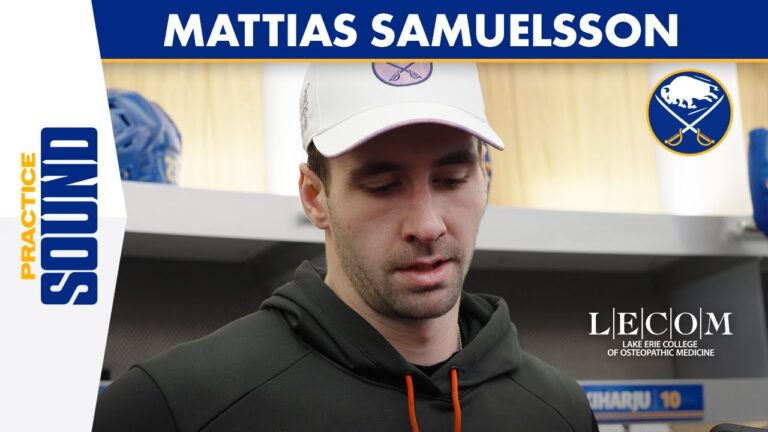 “Raise The Standard” | Mattias Samuelsson Speaks After Being Healthy Scratched Against Ottawa