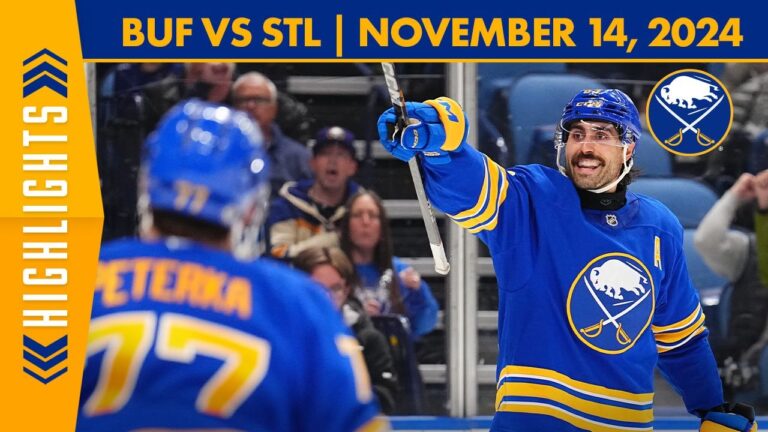 Rasmus Dahlin Scores Overtime Winner In 4-3 Win Over St. Louis Blues | Buffalo Sabres Highlights