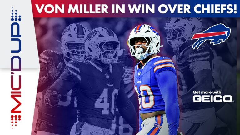 Von Miller Mic’d Up In Win Over Chiefs! | Buffalo Bills