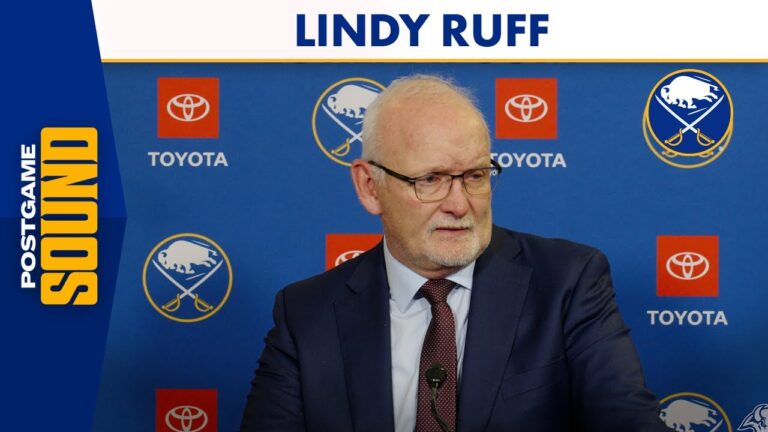 “You Have to be Comfortable With Being Uncomfortable” | Lindy Ruff After Loss to Canucks