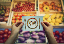 Rich Products to celebrate #GivingTuesday with $80,000 in grants to food-related nonprofits Two hands hold a card with a globe inside a circle between fork and knife icons.