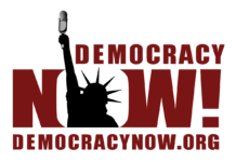 “Deep Unlearning”: Timnit Gebru on AI Hype, Ethics & Algorithmic Racial Bias Democracy Now logo with microphone icon and website text
