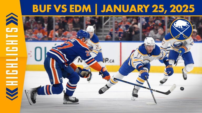 Alex Tuch And Jiří Kulich Score In Buffalo Sabres 3-2 Loss To Edmonton Oilers | Game Highlights