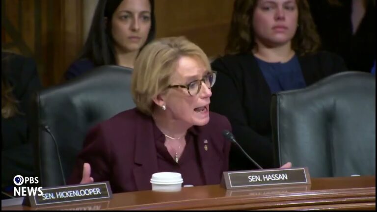 Furious senator fights tears as she tells RFK Jr. of her son with cerebral palsy