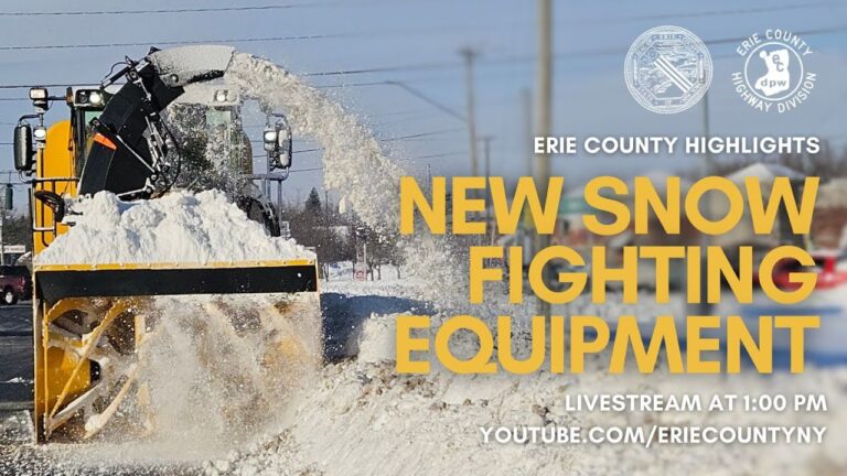 Erie County Highlights New Snow Fighting Equipment