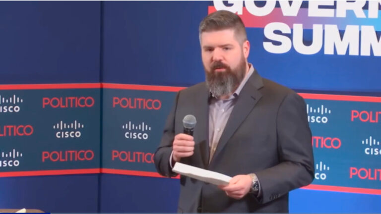 <div>POLITICO’s Editorial Director Ryan Hutchins speaks at POLITICO’s 2025 Governors Summit</div>