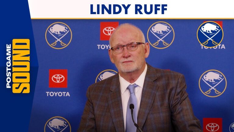 “It Was A Hell Of A Shot” | Buffalo Sabres Coach Lindy Ruff On Henri Jokiharju’s Recent Success, Win