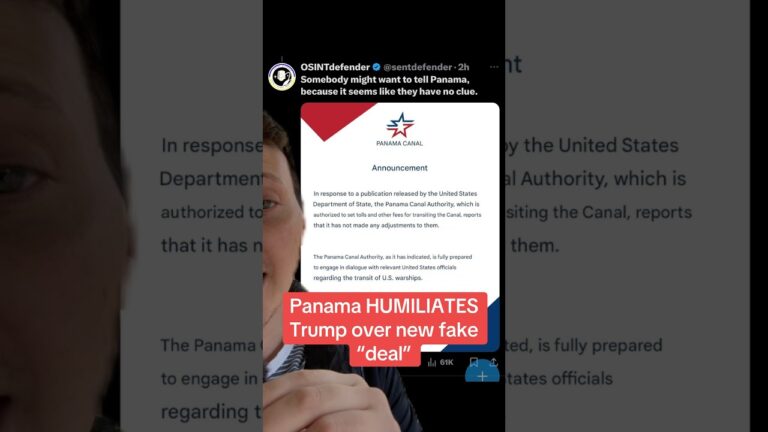Panama HUMILIATES Trump with INSTANT Fact-Check