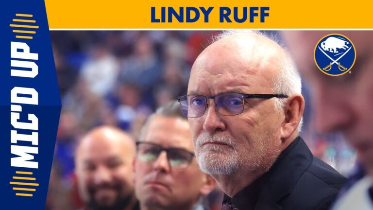 “THAT’S GOOD HOCKEY!” | Buffalo Sabres Coach Lindy Ruff Mic’d Up In 8-2 Win Over Rangers