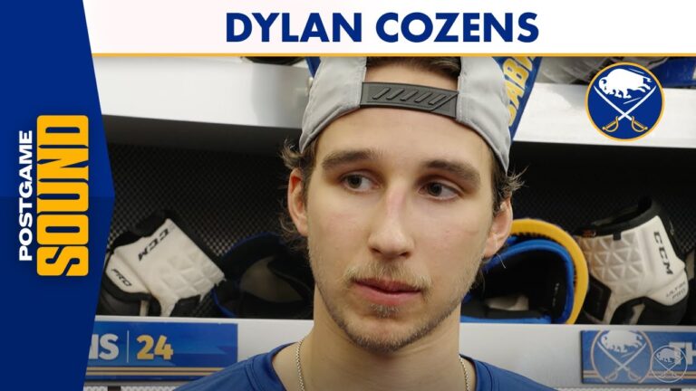 “The Fans Helped” | Dylan Cozens Praises Fans For Fueling Buffalo Sabres Comeback Win
