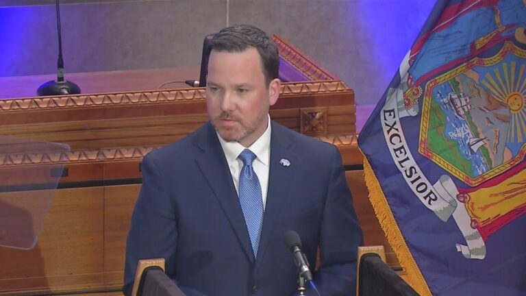 Acting Buffalo Mayor Chris Scanlon delivers his 2025 State of the City Address