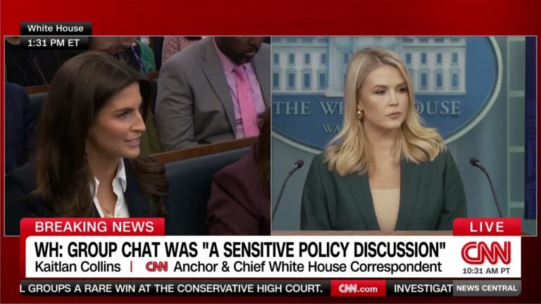 <div>‘Not taking your follow up!’ White House spokeswoman snaps at CNN reporter during briefing</div>