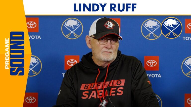 Jason Zucker TBD | Buffalo Sabres Coach Lindy Ruff Before Matchup With Montreal Canadiens