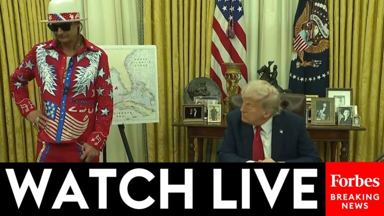 LIVE: Trump Takes Questions From Reporters, Signs Executive Orders In Oval Office Alongside Kid Rock