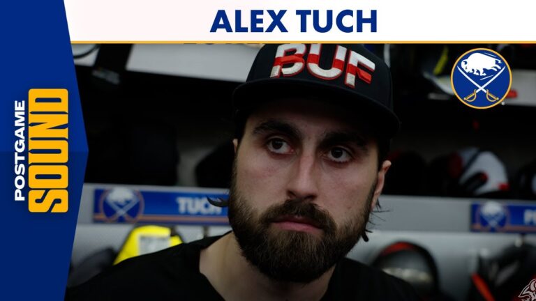 “Upie Was Great” | Alex Tuch Felt Luukkonen Deserved Better In Buffalo Sabres Loss To Canadiens