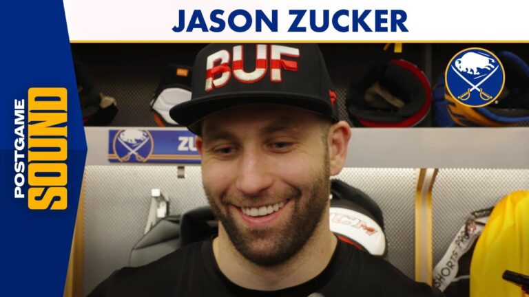 “Do The Right Things Consistently” | Jason Zucker After Buffalo Sabres 3-2 Win Over Tampa Bay