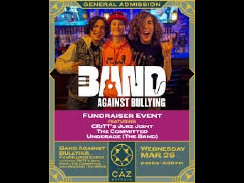 The Committed at The Caz – BAND Against Bullying fundraising event