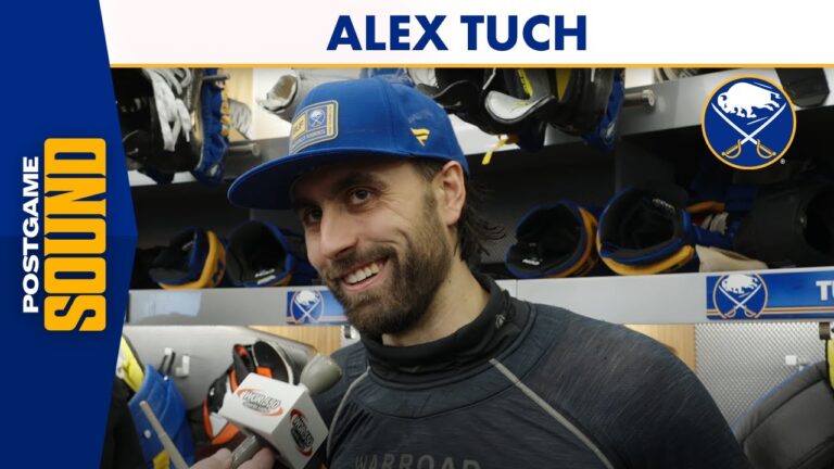 “The Crowd Is Bringing The Energy” | Alex Tuch After Buffalo Sabres 6-3 Win Over Boston Bruins