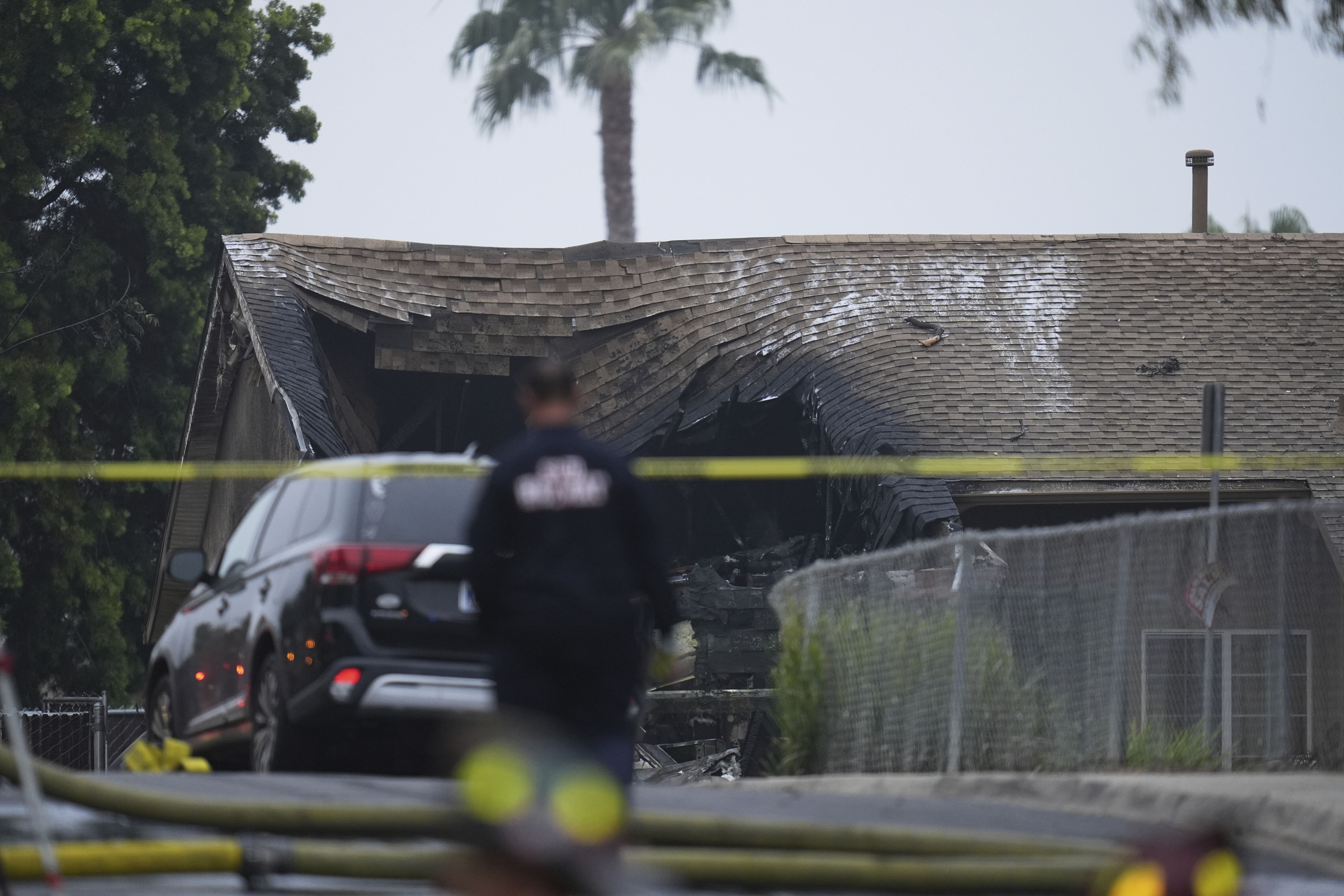 Authorities resopnd to plane crash