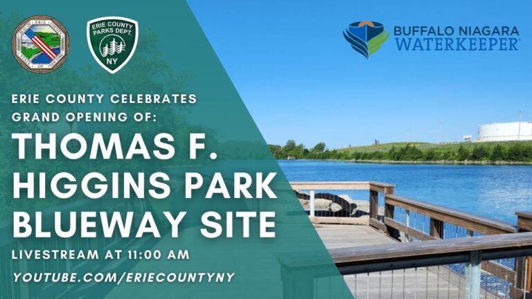 Erie County Celebrates Grand Opening of Higgins Park Blueway Site