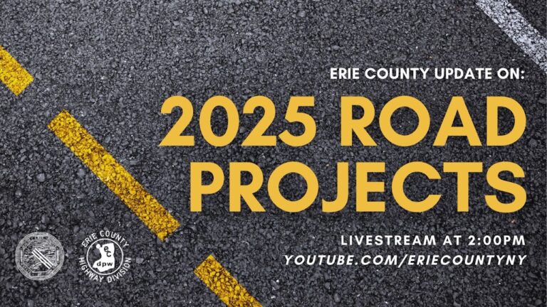 Erie County Unveils 2025 Road Work Plan