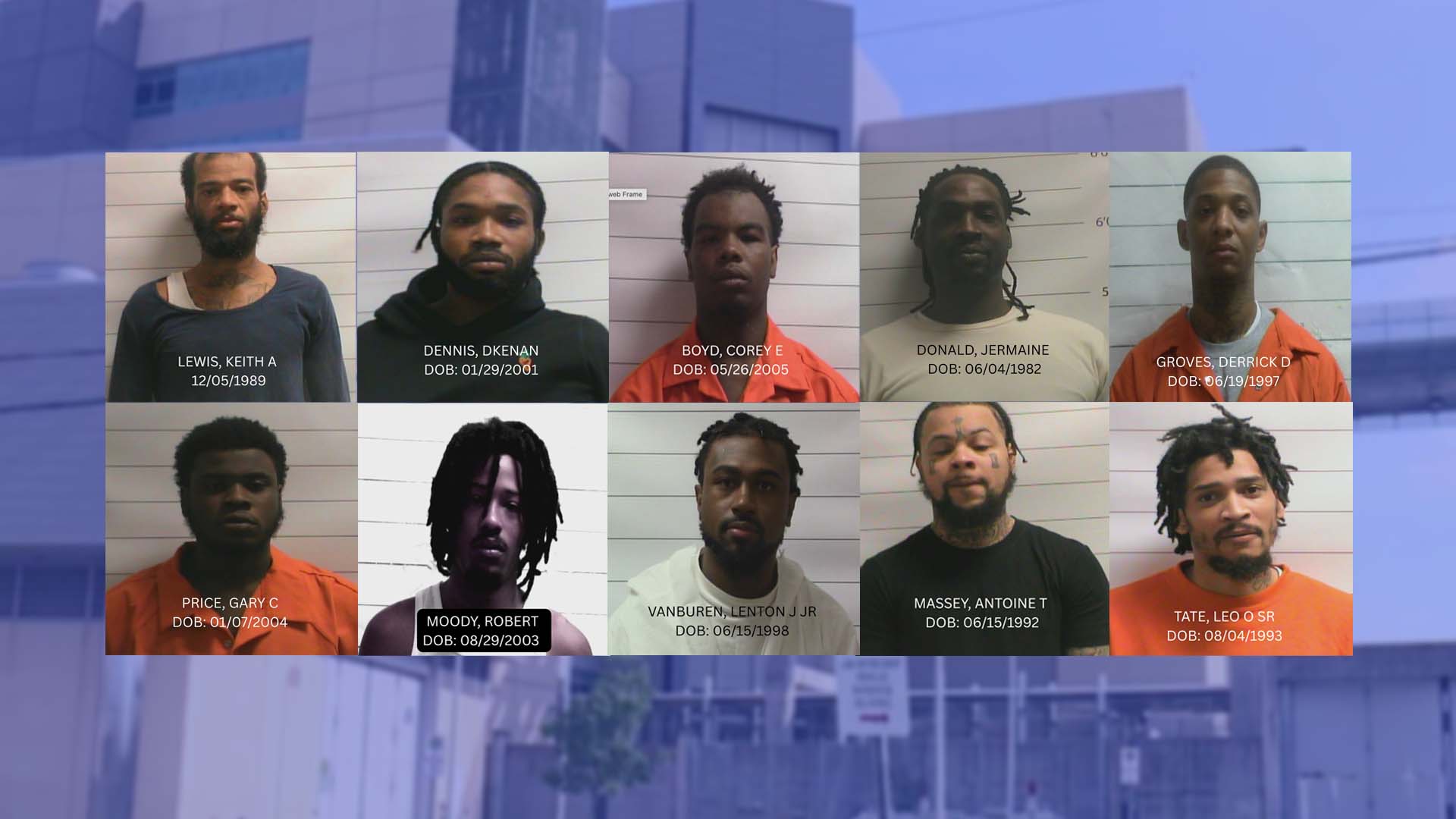 10 inmates still on the loose after jail escape