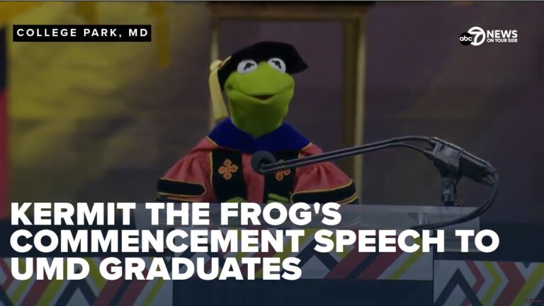 FULL: Kermit The Frog’s commencement speech to 2025 University of Maryland graduates