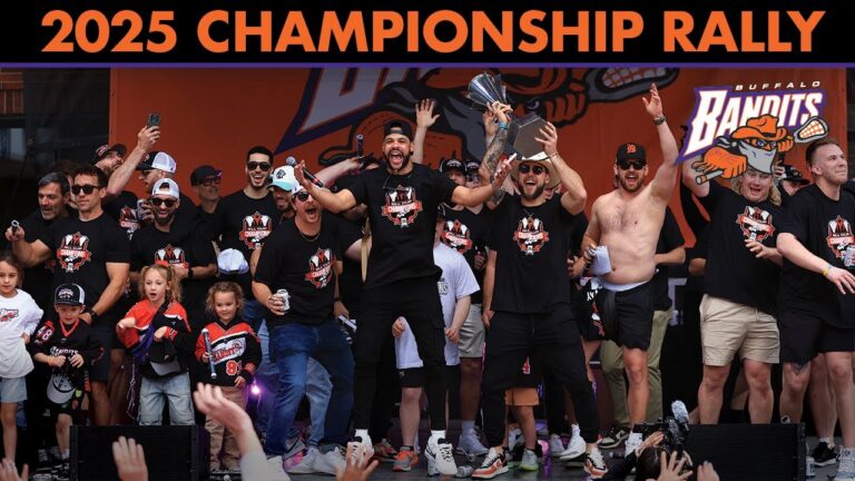 Full 2025 Bandits Championship Rally Ceremony! | Buffalo Bandits