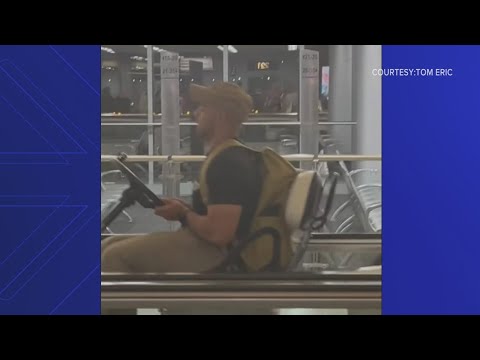 Man facing charges for taking airport vehicle on joyride through the airport