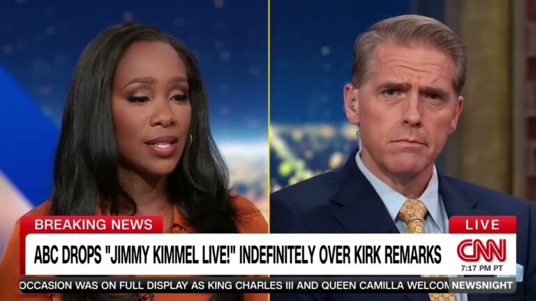 ‘Do you believe in free speech or not?’: CNN anchor clashes with GOP panelists over Kimmel