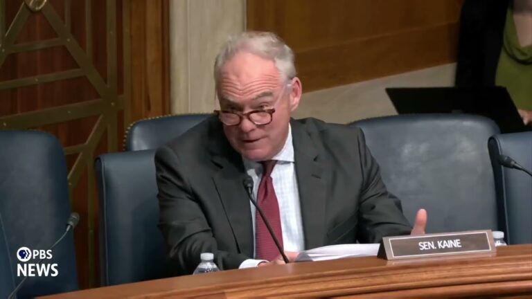 WATCH: Sen. Kaine questions former CDC leaders in hearing on RFK Jr., children’s health