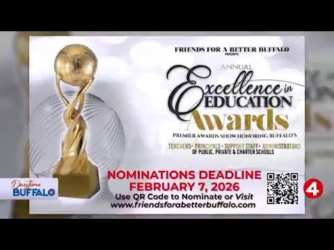Daytime Buffalo Hears about the Excellence in Education Awards through Friends for a Better Buffalo