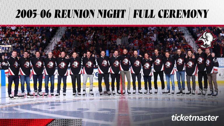 FULL CEREMONY‼️ | Buffalo Sabres 2005-06 Reunion Night | Welcoming Back The Team