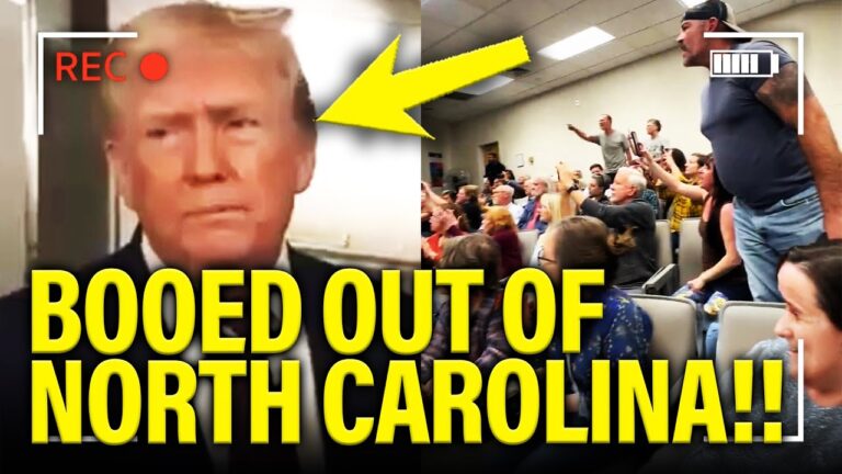 Trump PANICS as GOP is BOOED OUT OF NORTH CAROLINA!!!