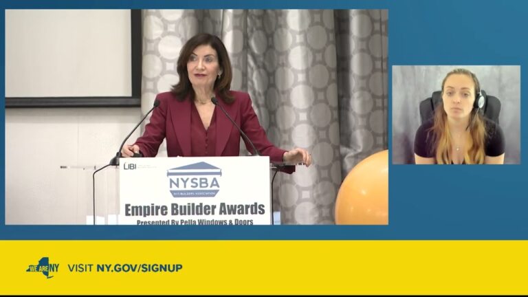 Governor Hochul Delivers Remarks at the NYSBA Awards
